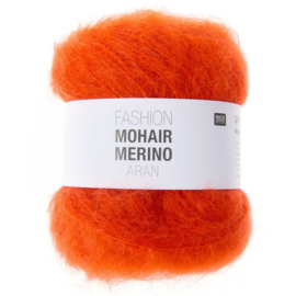 Fashion Mohair Merino Aran - 500g - 145m - 004 - Rood