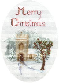 Borduurpakket Christmas Card - The Church - Bothy Threads      bt-dwcdx04