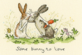 Borduurpakket Anita Jeram - Some Bunny To Love - Bothy Threads    bt-xaj03