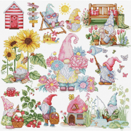Borduurpakket The Story of the Gnomes - Luca-S     ls-b7060