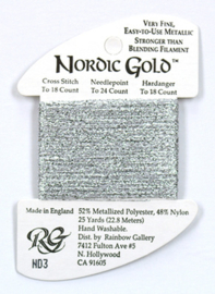 Nordic Gold Silver - Rainbow Gallery    rg-nd3