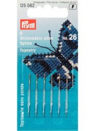 Prym Borduurnaalden zonder punt 34 x 0.60 mm zilver 125 562