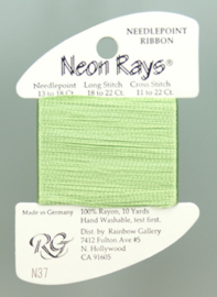 Neon Rays Celery - Rainbow Gallery    rg-n037