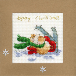Borduurpakket Christmas Cards - Apres Ski - Bothy Threads    bt-xmas21