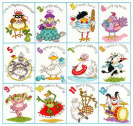 Borduurpakket Margaret Sherry - Christmas Dozen - Bothy Threads  bt-xms31