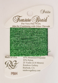 Petite Treasure Braid - Grass Green - Rainbow Gallery    rg-pb84