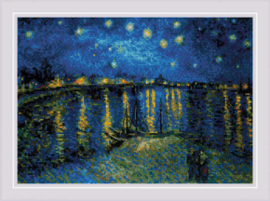 Borduurpakket Starry Night Over the Rhone after Van Gogh's Painting - RIOLIS    ri-1884