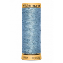 Natuurzuivere katoen 100 meter C Ne 50 / licht jeans blauw 6126