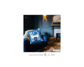 Kussen borduurpakket Dusk Tiger - Collection d'Art    cda-5455