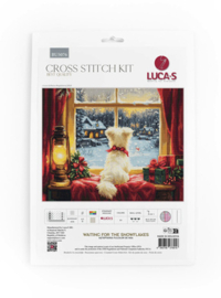 Borduurpakket Waiting For The Snowflakes - Luca-S     ls-bu5076
