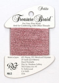 Petite Treasure Braid Pink - Rainbow Gallery      rg-pb13