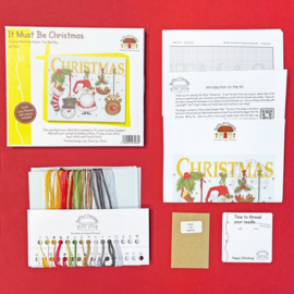 Borduurpakket Karen Tye Bentley - It Must Be Christmas - Bothy Threads        bt-xktb17