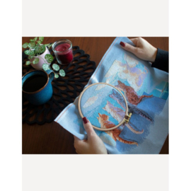 Borduurpakket Cats by the Sea - Aine     aine-a1034