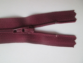 Ykk Nylon ritsen 10 t/m 60 cm Bordeaux rood (021)