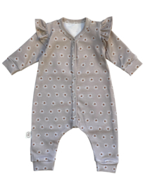 Boxpakje daisy beige ruffle schouders