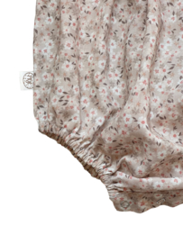 Bubbelromper linnen/katoen flower bomb