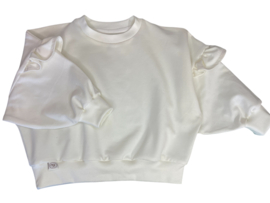 Oversized sweater ecru bio