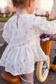 Hydrofiel blouse lavendel