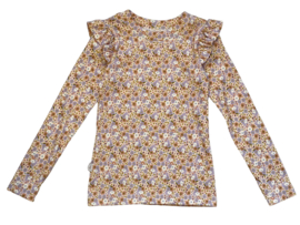 Ruffleshirt rib lilaflower