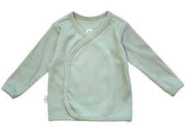 Baby overslag shirtje vintage groen