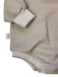 Sweaterromper wafel zand
