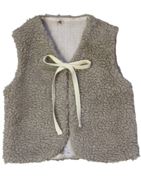 Giletje katoen teddy
