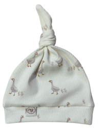Knoopmutsje Eendjes Ribtricot