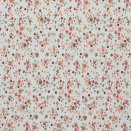 Kleine bloemetjes ribtricot
