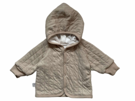 Babyjasje gevoerd printje jungle taupe