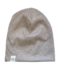 Beanie ribtricot