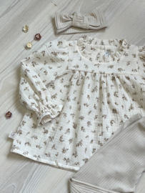Hydrofiel blouse little leaves
