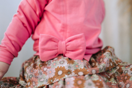 Sweater met strik roze