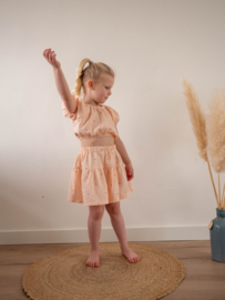 Set peach madelief