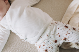 Baby overslag shirtje ecru