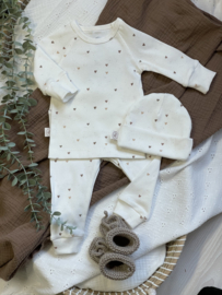 Newborn set rib hartjes