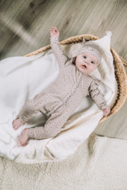 Boxpakje daisy beige ruffle schouders