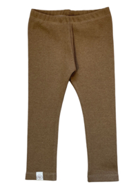 Warme winterlegging mokka