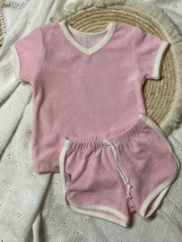 Badstof zomerset roze
