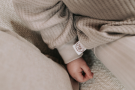 Sweaterromper wafel zand