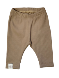 Legging taupe rib