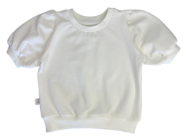 Sweater pofmouwen bio sweat