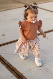Ruffle shirt ecru