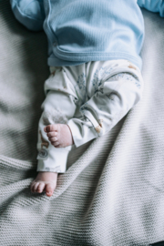 Baby overslag shirtje licht blauw