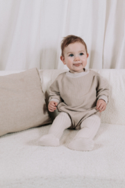 Sweaterromper wafel zand
