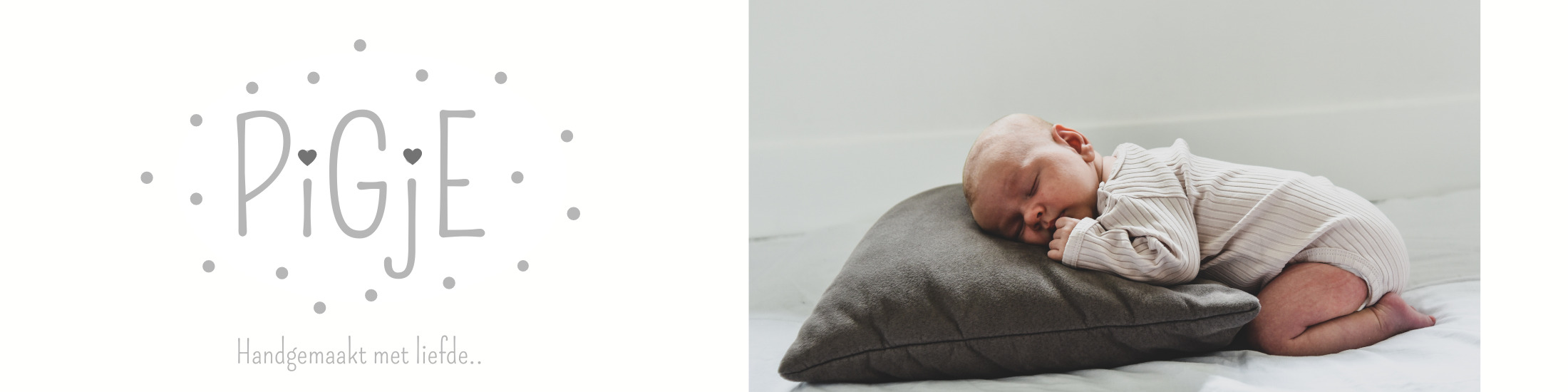 Babykleding voor de allerkleinsten. Baby's met handgemaakte boxpakjes en kleertjes