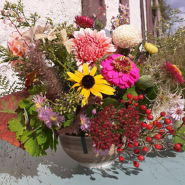 Workshop in de bloementuin: Eco-bloemstukje - zondag 24 augustus