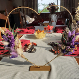 Workshop Flowerhoop met droogbloemen -  Valentijn Editie