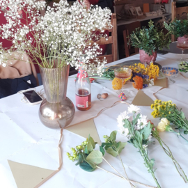 Privé Workshop bloemschikken - vrijgezellen