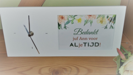 Klok -  Bedankt voor ALjeTIJD