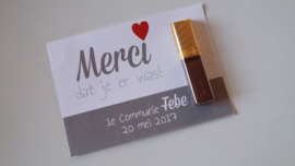 Merci - bedankje